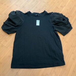 Express Puff Sleeve Skimming Tee